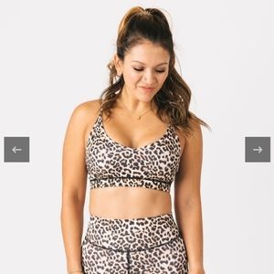 ZYIA Leopard Brilliant Mesh Bra